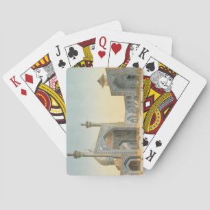 View of the Courtyard of the Mesdjid-i-Shah, Isfah Playing Cards