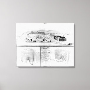 View of the Dockyard at Plymouth, 1608 Canvas Print