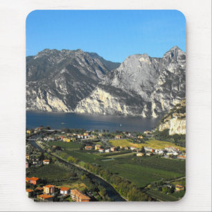 View of the Dolomite mountains of Northern Italy Mouse Mat