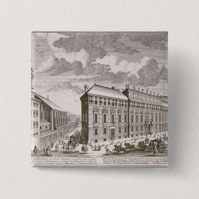 View of the Dorotheergasse showing the 15 Cm Square Badge (Front)