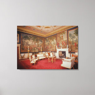 View of the drawing room canvas print
