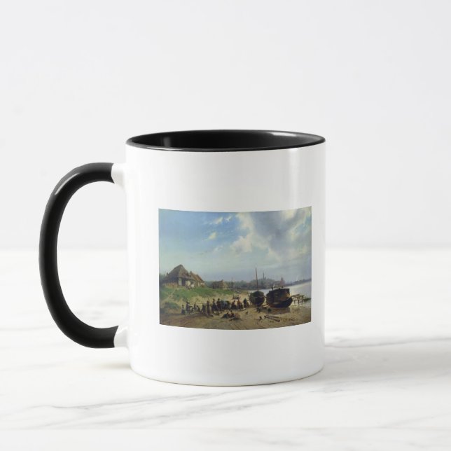 View of the Dutch Coast Mug (Left)