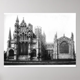 View of the east facade and the choir, c.1321-40 poster