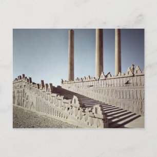 View of the east staircase of the Apadana Postcard