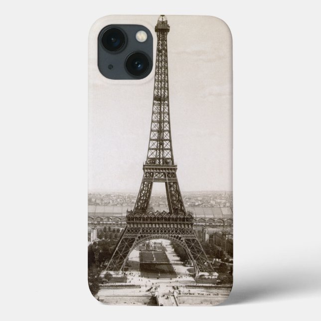 View Of The Eiffel Tower, 1900 Case-Mate iPhone Case (Back)