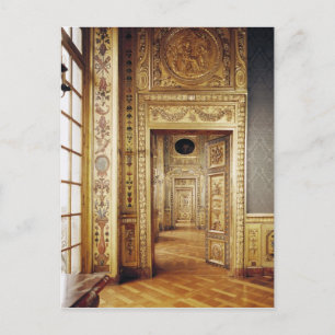 View of the enfilade, 1650-58 postcard