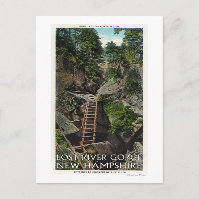 View of the Entrance to Judgment Hall of Plato Postcard (Front)