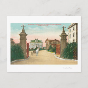 View of the Entrance to Presidio Terrace Postcard