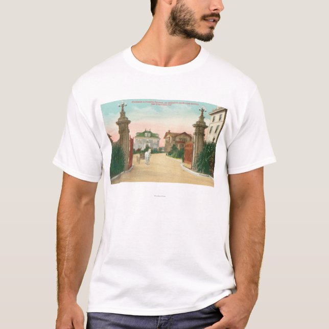 View of the Entrance to Presidio Terrace T-Shirt (Front)