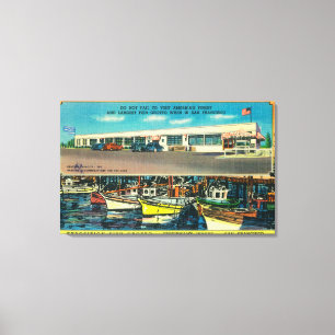 View of the Exposition Fish Grotto Canvas Print