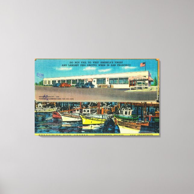 View of the Exposition Fish Grotto Canvas Print (Front)