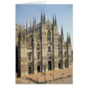 View of the facade, begun 1386