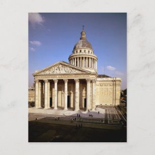 View of the facade, built 1757-90 postcard