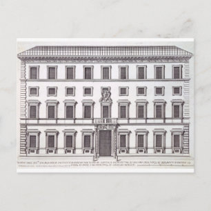 View of the facade of Palazzo Marchese, Rome, desi Postcard