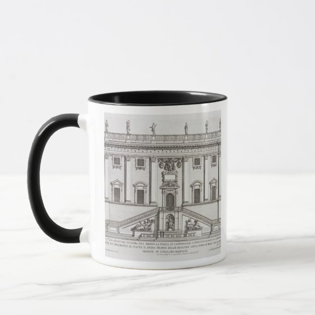 View of the facade of Palazzo Senatorio in Piazza Mug (Left)