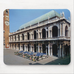 View of the facade of the Basilica Palladiana Mouse Mat