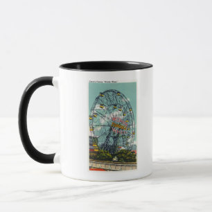 View of the Famous Wonder Ferris Wheel Mug