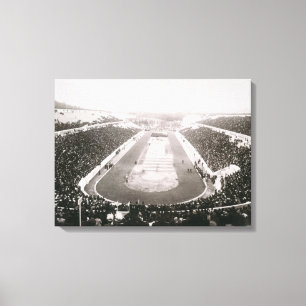View of the first official Olympic Games in Athens Canvas Print