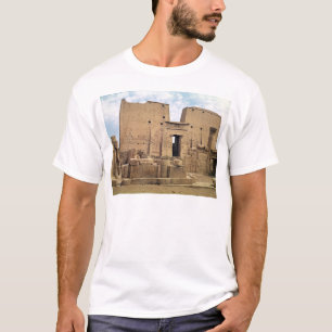 View of the first pylon of the Temple of Horus T-Shirt
