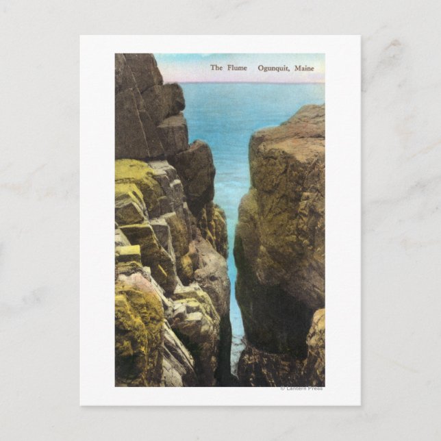 View of the Flume Postcard (Front)