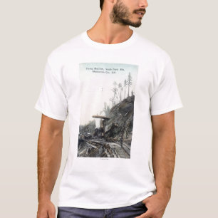 View of the Flying Maching, South ForkElk, CA T-Shirt