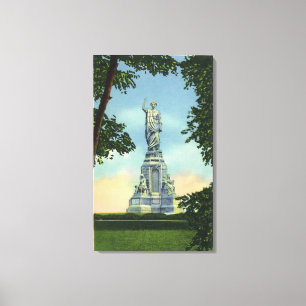 View of the Forefathers Monument # 2 Canvas Print