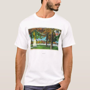 View of the French Monument, Soldiers in T-Shirt