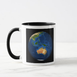 View of the full Earth showing Indonesia, Ocean Mug