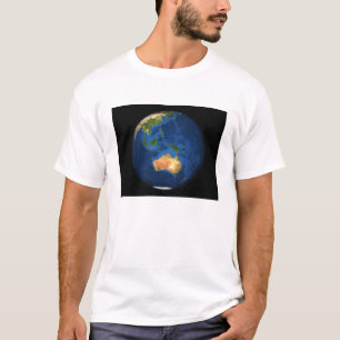 View of the full Earth showing Indonesia, Ocean T-Shirt