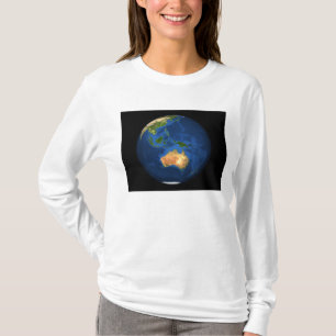 View of the full Earth showing Indonesia, Ocean T-Shirt