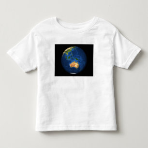 View of the full Earth showing Indonesia, Ocean Toddler T-Shirt