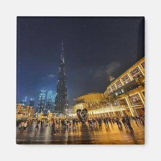 View of the futuristic architecture Burj Khalifa  Magnet