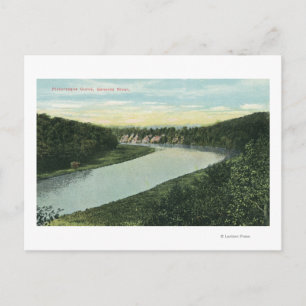 View of the Genesee River Postcard