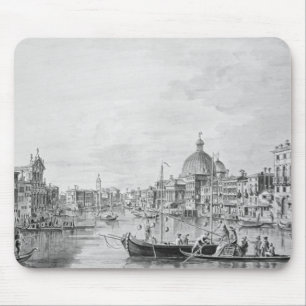 View of the Grand Canal, Venice, c.1800 Mouse Mat