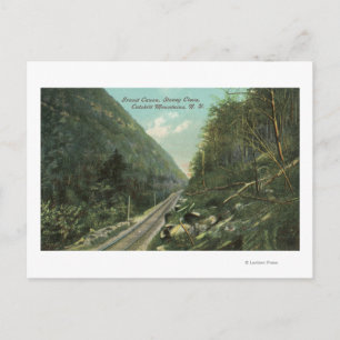 View of the Grand Canyon and Stoney Clove Postcard