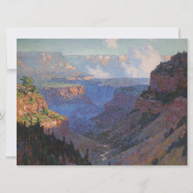 View of the Grand Canyon (by E.H. Potthast) Card (Front)