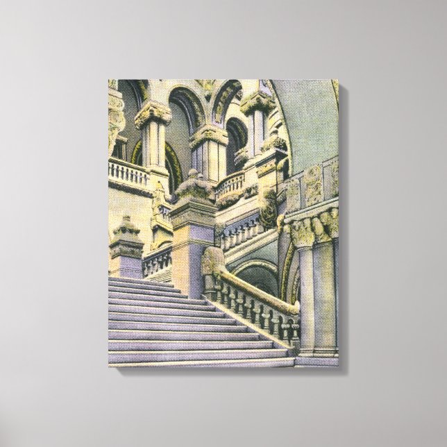 View of the Grand Staircase Canvas Print (Front)