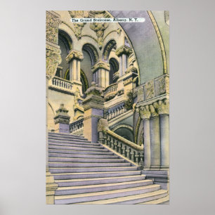 View of the Grand Staircase Poster