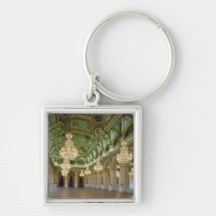 View of the Grande Salle des Fetes, after 1871 Key Ring