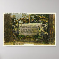 View of the Grave of British Soldiers