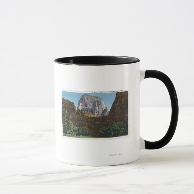 View of the Great White Throne Mug (Right)