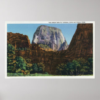 View of the Great White Throne Poster
