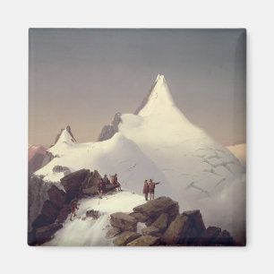 View of the 'Grossglockner' mountain Magnet
