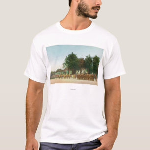 View of the Guard Mount Presidio in Formation T-Shirt