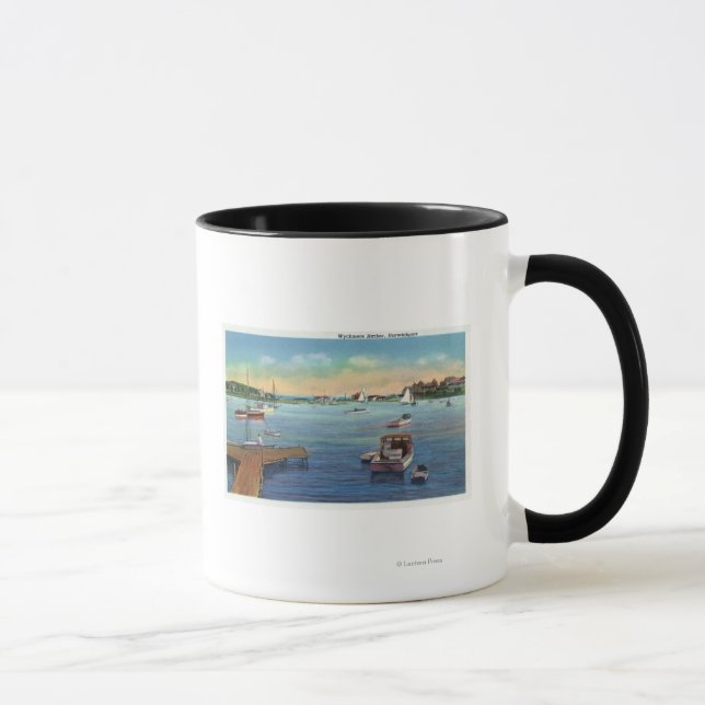 View of the Harwichport Wychmere Harbour Mug (Right)