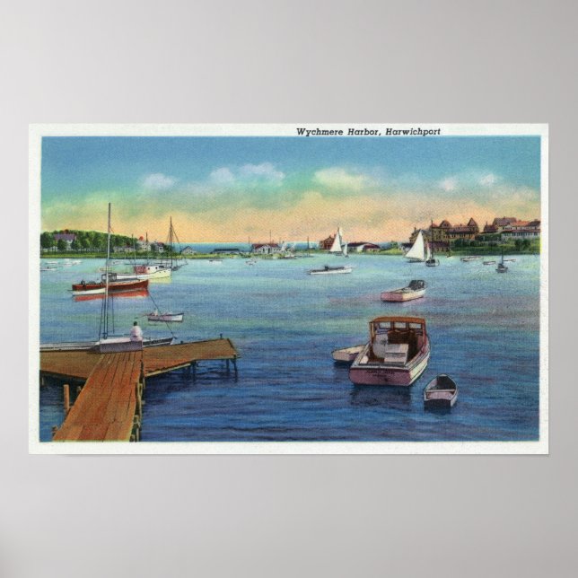 View of the Harwichport Wychmere Harbour Poster (Front)