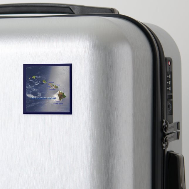 View of the Hawaiian Islands Magnet (In Situ (Luggage))
