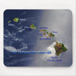 View of the Hawaiian Islands Mouse Mat