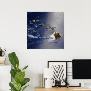 View of the Hawaiian Islands Poster