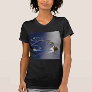 View of the Hawaiian Islands T-Shirt